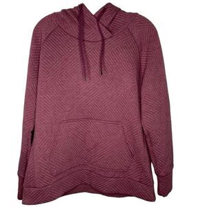 Green Tea Sweatshirt‎ Women’s M Purple Pullover Hoodie Casual Long Sleeve